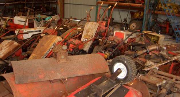 So many memories, kindled by a pile of junk tractors