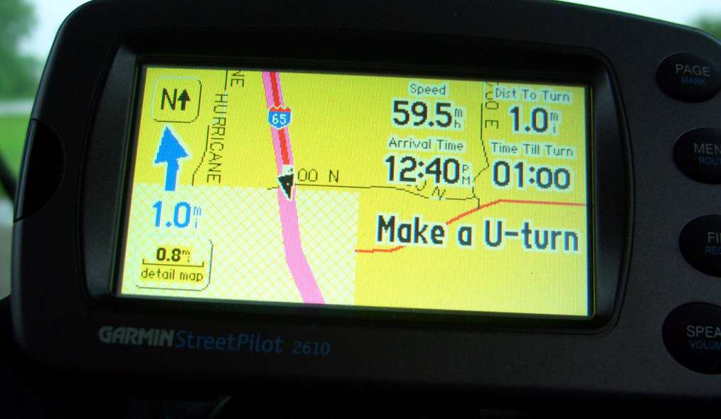 Would you trust a gadget that told you to make a "U" turn in the middle of the interstate?