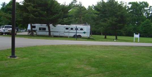 Look at the size of that trailer. It hauls four horses and sleeps 4 people