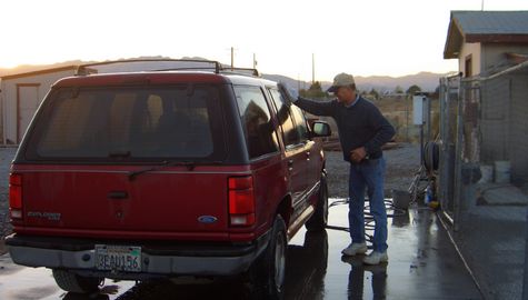 wash area