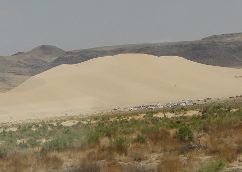 Sand dune action