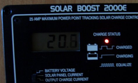 Solar current over 20 amps
