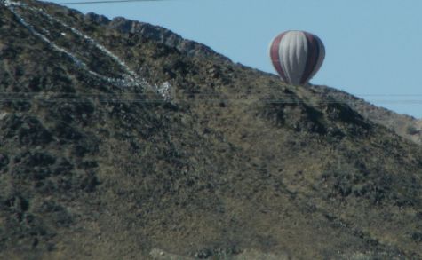 Balloon over Q mountain