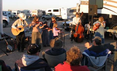 Family of strummers and singers