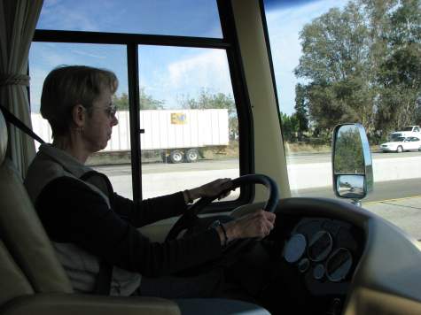 Grandma behind the wheel