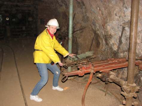 Miner at work