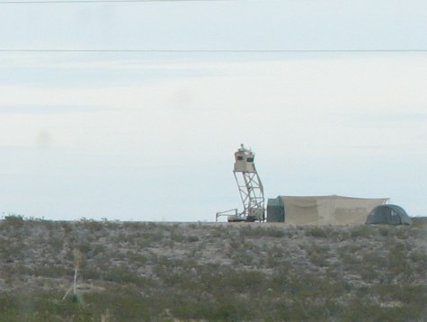 Border Patrol tower