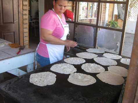 Fresh tortillas