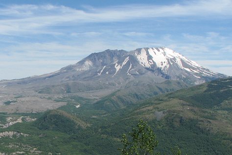 Where did the side of the mountain go?