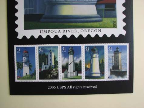 Lighthouse postage stamps