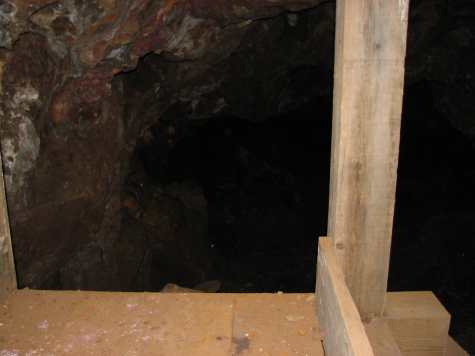 Interior view of mine